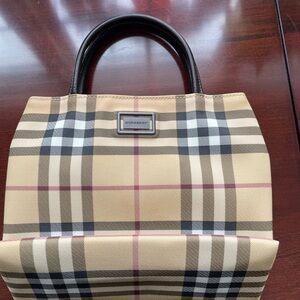 Authentic Burberry Nova Check SMALL / MINI Handbag - 8” tall & 7” wide